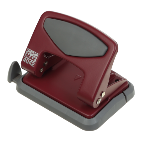 Діркопробивач металевий (до 25 арк.), MORANDI STYLE. бордовий, BM.4042-13 BUROMAX